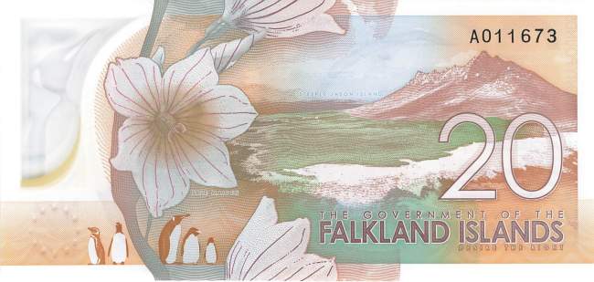 Falkland p22 20 Pfund  2025
